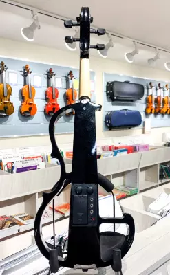 Vangoa Electric Violin Full Size 4/4 - Black Silent Electric Violin 2